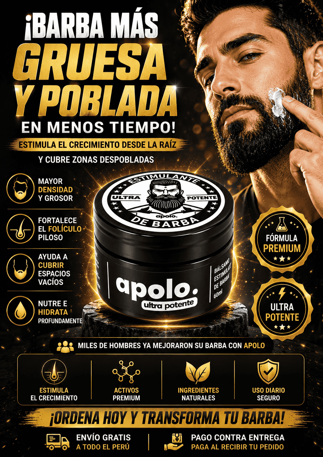 APOLO ESTIMULANTE DE BARBA