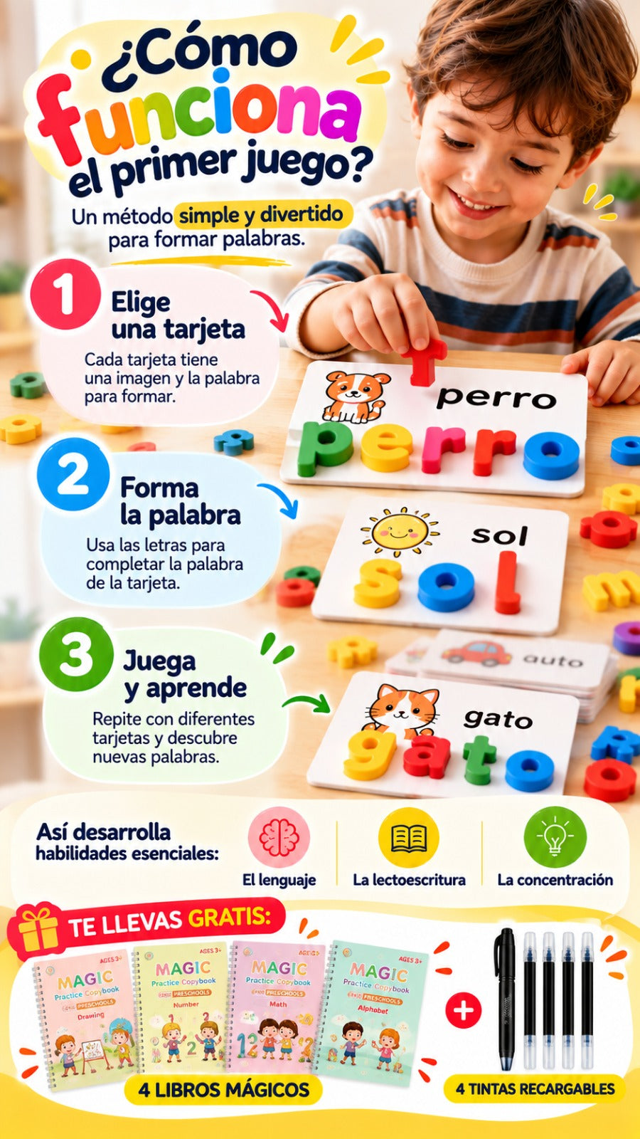 JUEGO DE ORTOGRAFIA | GRATIS PACK 4 LIBROS CALIGRAFIA