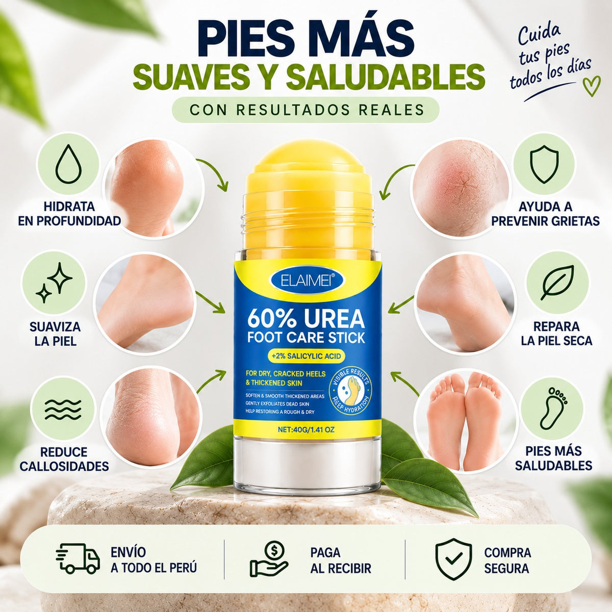 ROLL REPARADOR |  pies más suaves en 30 días |  40 gr